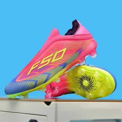New Men's Soccer Shoes Grass Adult Non-Slip Football Boots Ultralight Sport Indoor Cleats Non Slip Fg Turf Futsal Comfortable