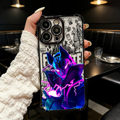 Battle Royales Fortnites Plating Phone Case For IPhone 17 17e 16e 16 15 14 13 12 11 Pro Max X XR XSMax 7 8 Mini Air Plus Airabag