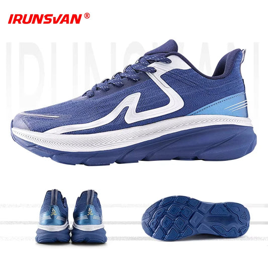 IRUNSVAN 2026 Original Air Cushion Running Shoes Fitness Jump Exercise Breathable Sports Shoes Men's Walking Shoes