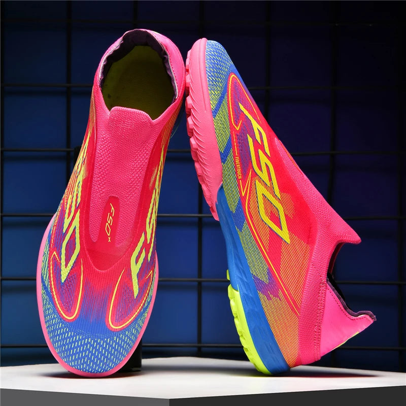 New Men's Soccer Shoes Grass Adult Non-Slip Non Slip Football Boots Ultralight Sport Indoor Cleats Fg Turf Futsal Comfortable