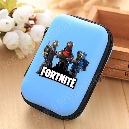 New Fortnite Storage Bag Multi-Function Data Cable Charger Organizer Travel Earphone Protective Pouch Children's Birthday Gift