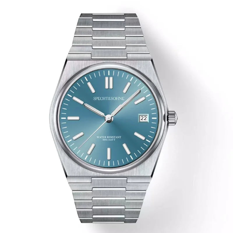 2025 New Arrivals Specht&Sohne Mens Watches Stainless Steel Sapphire Classic Quartz Men Watch Relogio Masculino 100M Waterproof