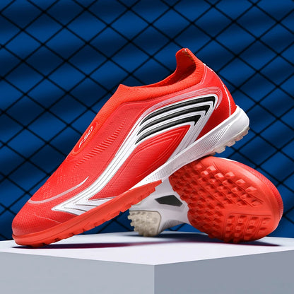 Nouvelles chaussures de football pour hommes, mi-hautes, de haute qualité, crampons pour terrain en gazon, baskets antidérapantes pour intérieur, très vendues, pour matchs en extérieur