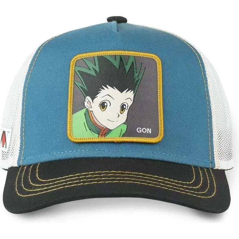Hunter X Hunter – letní kšiltovka typu snapback pro muže s výšivkou, ve stylu hip-hopu, s nastavitelným kšiltem proti slunci, síťovaná kšiltovka typu „trucker“