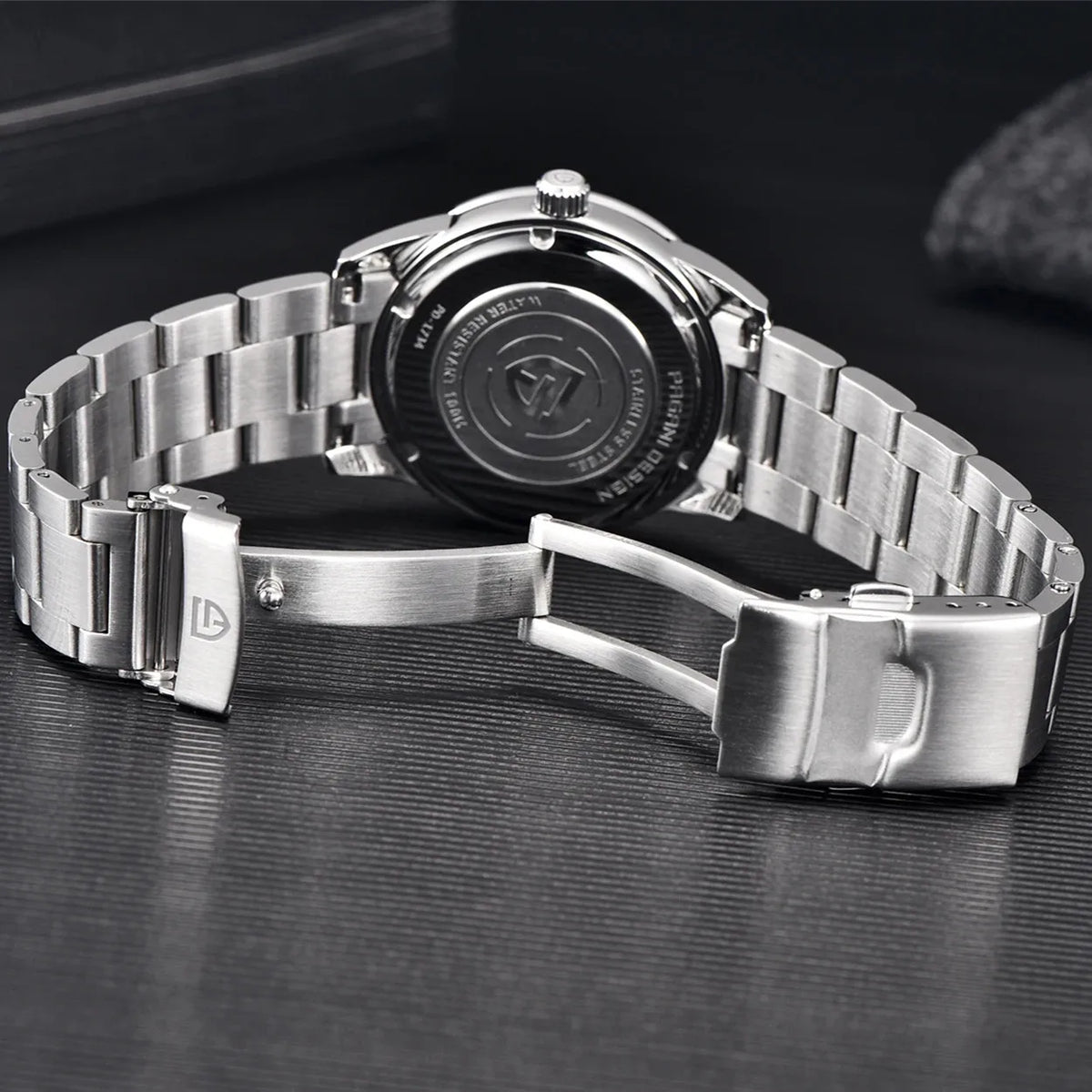 Orologio da uomo PAGANI DESIGN 40 mm, movimento al quarzo giapponese TMI VH31, stile lusso/business, vetro zaffiro, acciaio inossidabile 316L, impermeabile fino a 100 m