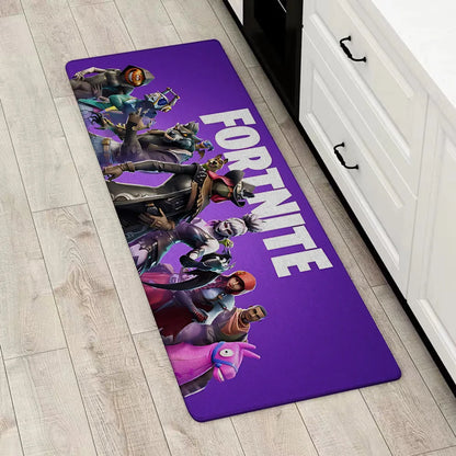 Capacho de Entrada Fortnites, Jogo Popular, Tapete Antiderrapante para Cozinha, Sala de Estar, Varanda e Casa de Banho, Tapete de Chão
