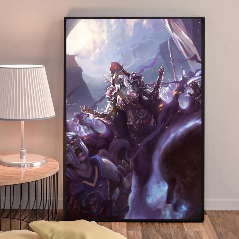 World of Warcraft Game Poster Good Quality Prints and Posters HD Quality Poster Wall Art Painting Study Home Decor