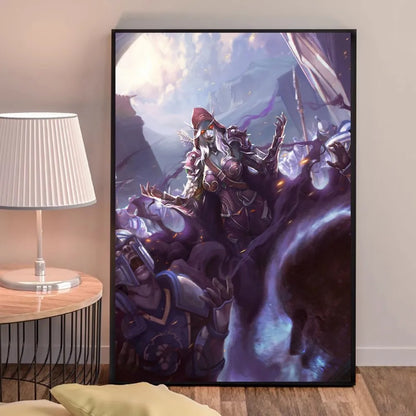 World of Warcraft Game Poster Good Quality Prints and Posters HD Quality Poster Wall Art Painting Study Home Decor