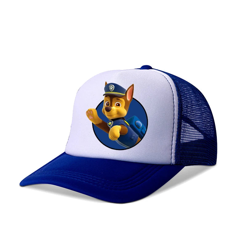 New PAW Patrol Children Baseball Cap Cartoon Skye Chase Print Sun Hat Boys Girls Adjustable Peaked Caps Summer Casual Hats Gifts