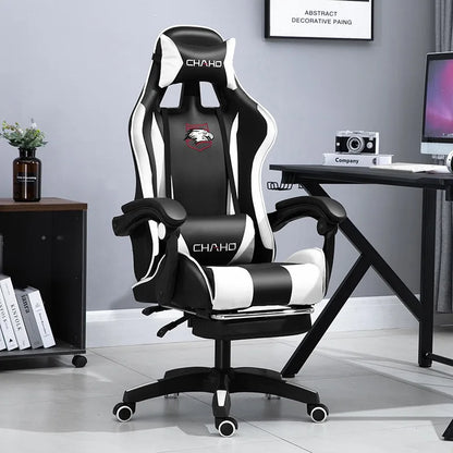 UVR Professional Gaming Computer Chair Home Office Chair Ergonomic Design Armchair with Footrest Competitive Chair Furniture