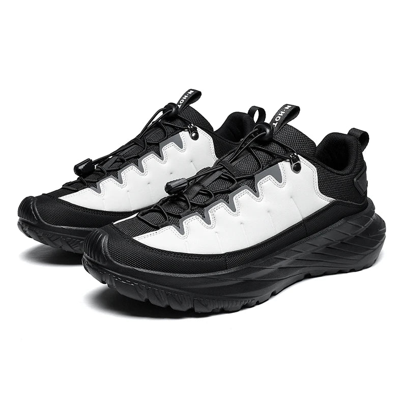 Chaussures de randonnée en plein air pour hommes, chaussures de course sur sentier, antidérapantes, légères, respirantes, pour escalade en montagne, camping, trekking, taille 46