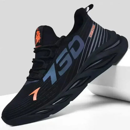 New Summer Mens Breathable Mesh Running Shoes Lightweight Trendy Sports Sneakers for Daily Workout and Outdoor Walking
