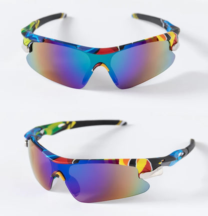 UV400 Outdoor Sport Cycling Sunglasses Windproof Mountain Bike Bicycle Glasses for Men And Women Hiking Running