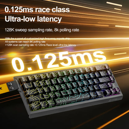 ATTACK SHARK X68HE Esports Magnetic Axis Keyboard 8KHz Return Rate, Total Area 0.01mm, and 0.125ms Rate Class Ultra-Low Latency