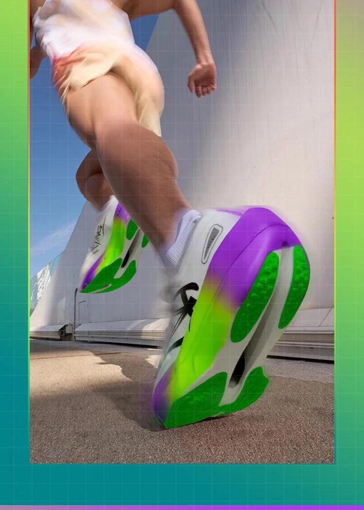 IRUNSVAN Marathon Full Length Carbon Plate Running Shoes Men Cushion Shock Absorbent Triple Rebound Outdoors Road Sports Shoes