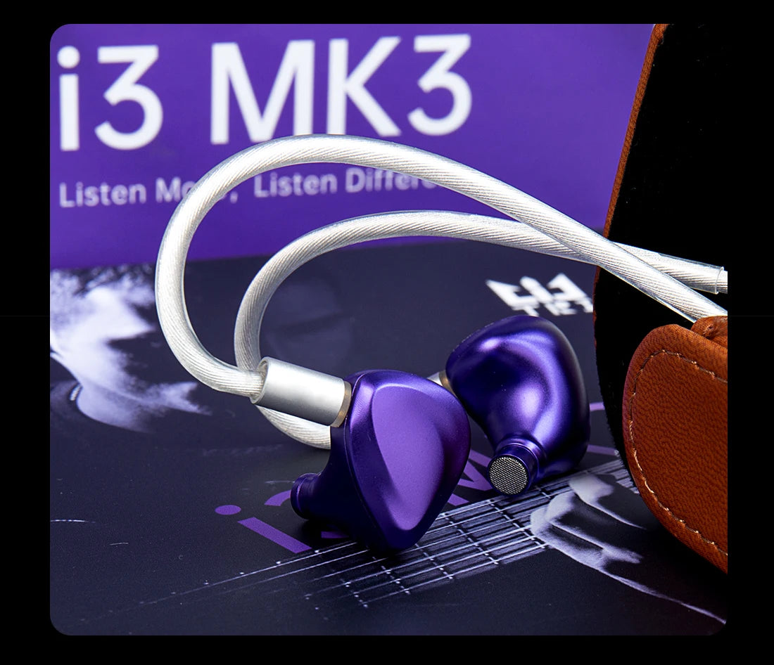 TRI I3 MK3 3rd-Gen Planar+BA+DD Hybrid Flagship HIFI In-EarEarphones Headphones High Resolution Wired Earbuds
