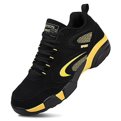 Trendige Colour-Block-Sneaker für Herren in Übergröße, bequeme, rutschfeste, geschnürte und robuste Freizeitschuhe für Outdoor-Aktivitäten von Herren