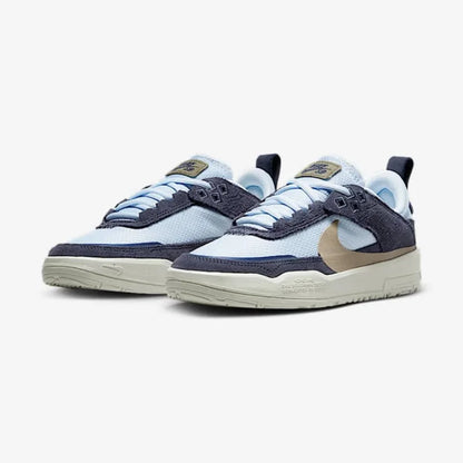 Nike's New Sb Series Offers Strong Grip, Comfort, and Durability for Outdoor Women's Skateboarding Shoes. Lightweight Mesh Material, Durable for Daily Commuting, Low-Top Flat Shoes. Sb Day One Trendy Blue Versatile Sports Cas