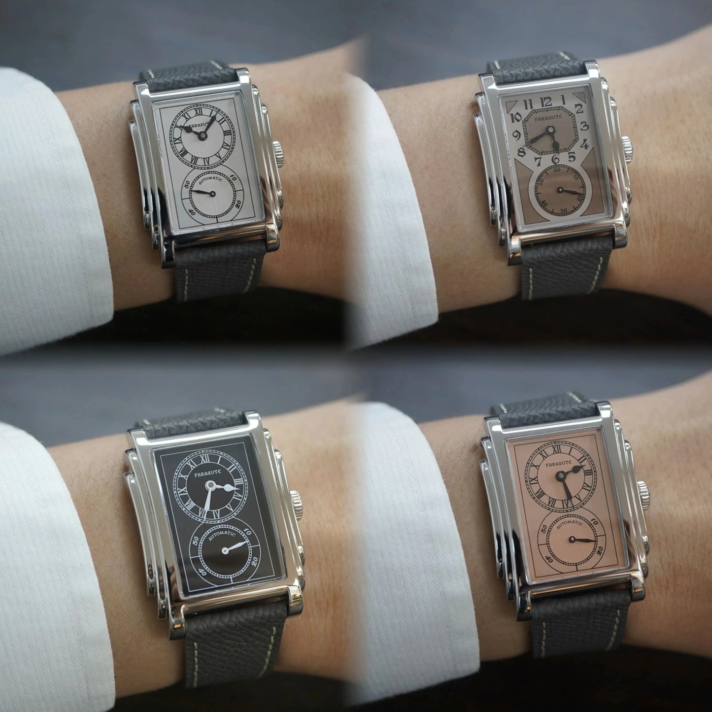 FARASUTE Luxury Fully Automatic Mechanical Men's Watch Seagull Sports Sapphire Stainless Steel Doctor Wristwatch reloj hombre 