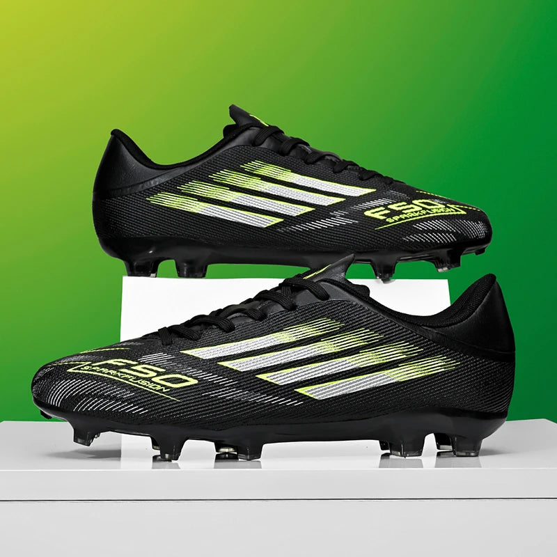 New Men Professional Football Boots Boys Soccer Shoes Sports Shoes TF/FG Match Sneakers Ankle Non-Slip Comfortable Unisex