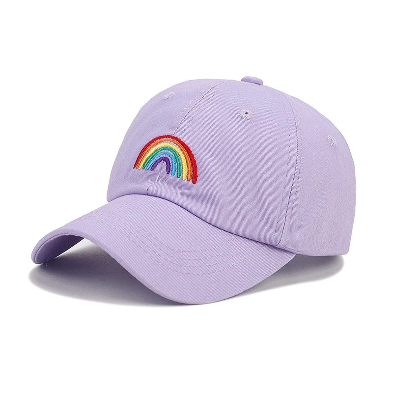 Unisex Baseball Cap Rainbow Embroidery Sports Hats Fashion Hat Cap For Men Women Streetwear Dad Hats