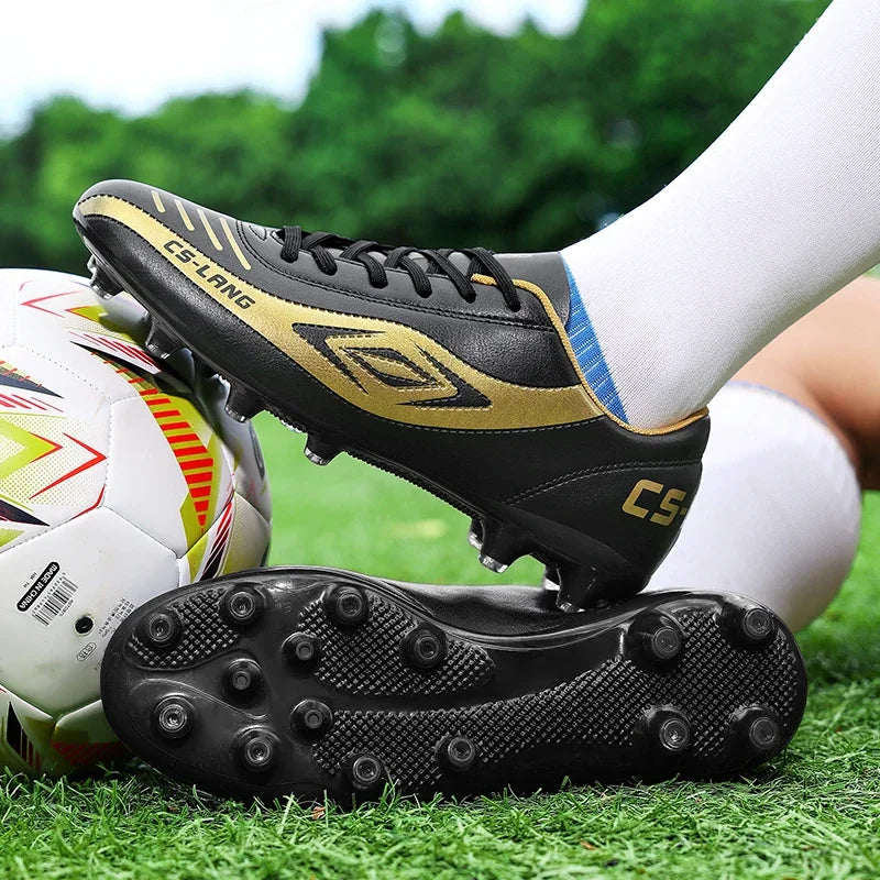 New Men Football Boots Grass Cleats Soccer Shoes Match Adult Indoor Ultralight Non-Slip Boys Futsal Sport Turf Comfortable