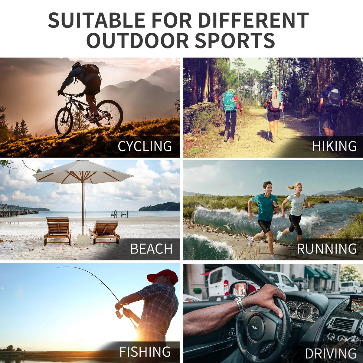 Gafas de sol Kapvoe para ciclismo, gafas polarizadas para bicicleta, MTB, UV400, de montaña, para hombre y mujer, gafas deportivas para actividades al aire libre