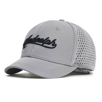 Mesh Short Brim Back Closed Baseball Cap Men Women Breathable Snapback Hats Fitted Dad Hat Adjustable Solid Trucker Style