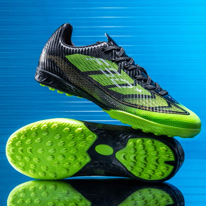 Nouvelles chaussures de football pour hommes, chaussures de sport d'extérieur, chaussures d'entraînement, chaussures de football antidérapantes, baskets professionnelles ultralégères unisexes