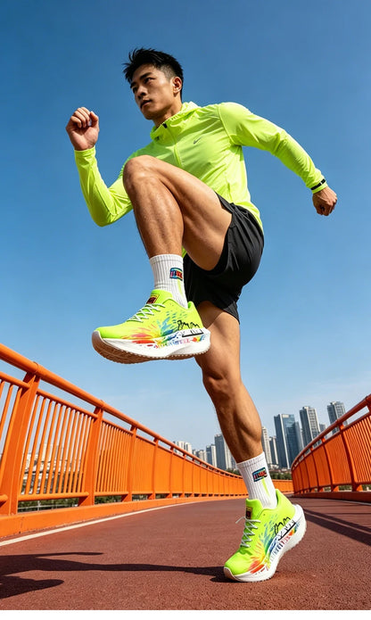 2026 New Eagle Pattern Running Shoes Carbon Plate Marathon Sports Shoes Ultra-Light Breathable Cushioning Training Running Shoes