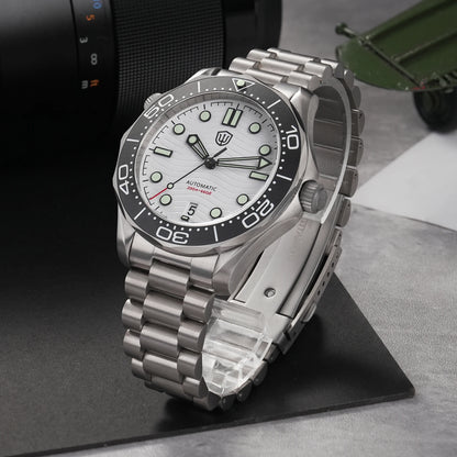 Watchdives WD007 V4 Titanium NTTD Dive Watch PT5000 Automatic Movement Sapphire Super Luminous Domed Crystal 42mm Men Watches