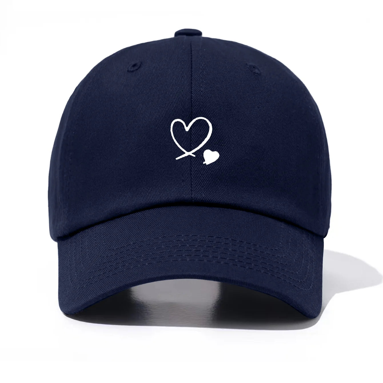 1 Piece Hearts Print Baseball Cap For Men & Women, Classic Casual Stylish, Perfect Gift For Families And Friends