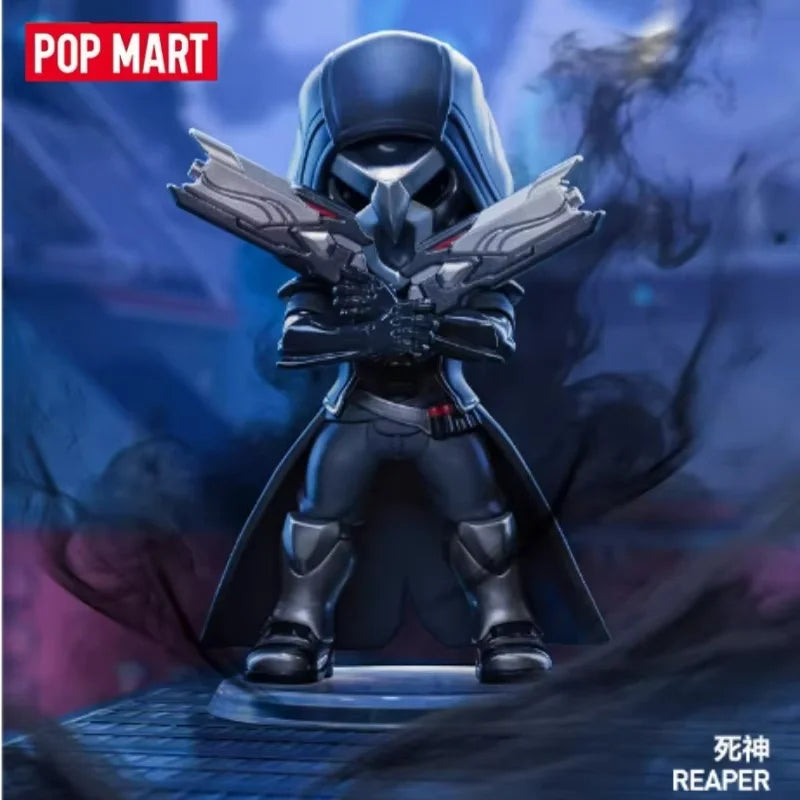 Aito POP MART Overwatch Play Of The Game -sarjan blind box PVC-keräilyfiguuri, työpöytäkoriste, tyttöjen lelumalli faneille