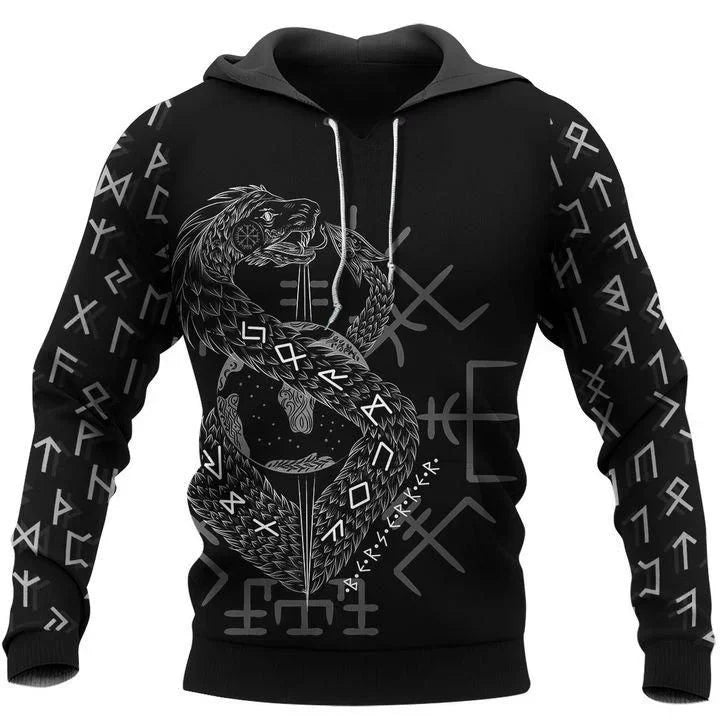 2023 neuer Herbst-Hoodie für Herren mit Wolf-Print, 3D-Sweatshirt, urban, trendig, vielseitig kombinierbar, Oversized-Oberteil, Kapuzenpullover, Herrenbekleidung