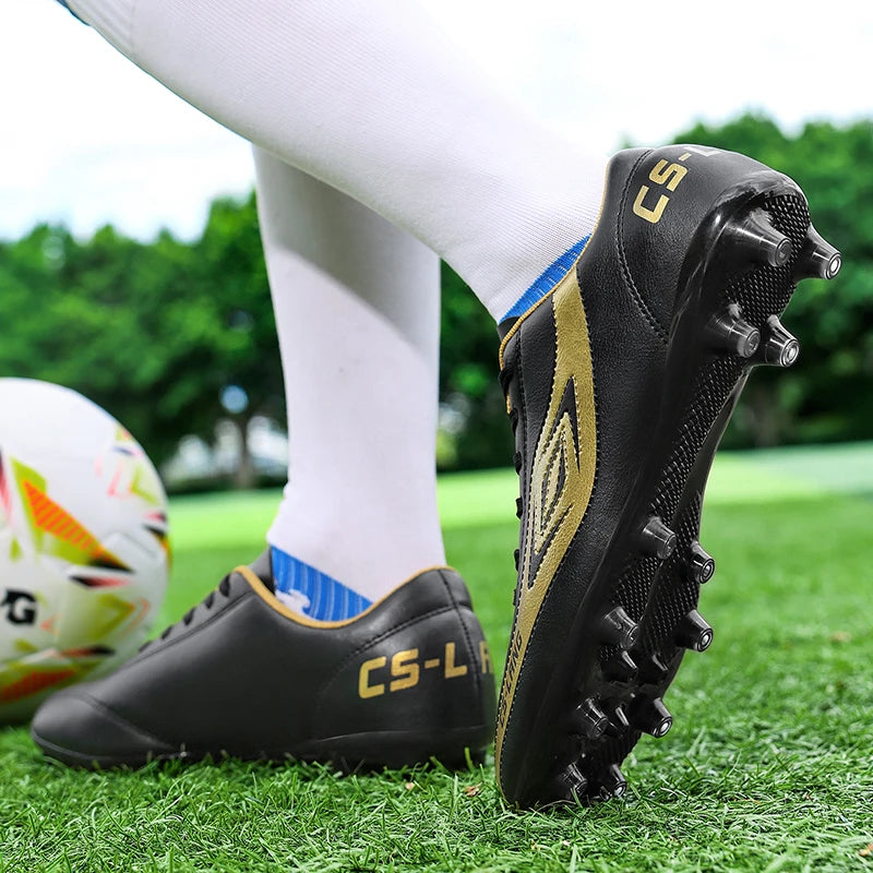 New Men Football Boots Grass Cleats Soccer Shoes Match Adult Indoor Ultralight Non-Slip Boys Futsal Sport Turf Comfortable