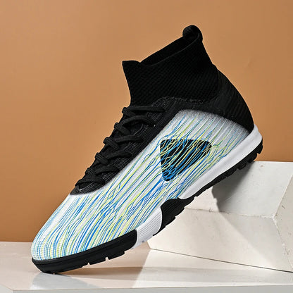 Nouvelles chaussures de football professionnelles pour hommes, chaussures de football antidérapantes, unisexes, respirantes, chaussures de futsal, nouvelles chaussures à crampons, livraison directe, ultralégères