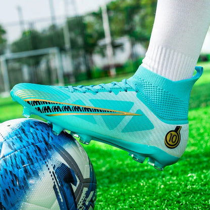 Chaussures de football pour hommes, chaussures de football professionnelles originales résistantes, ultralégères, de qualité supérieure, antidérapantes, rapides