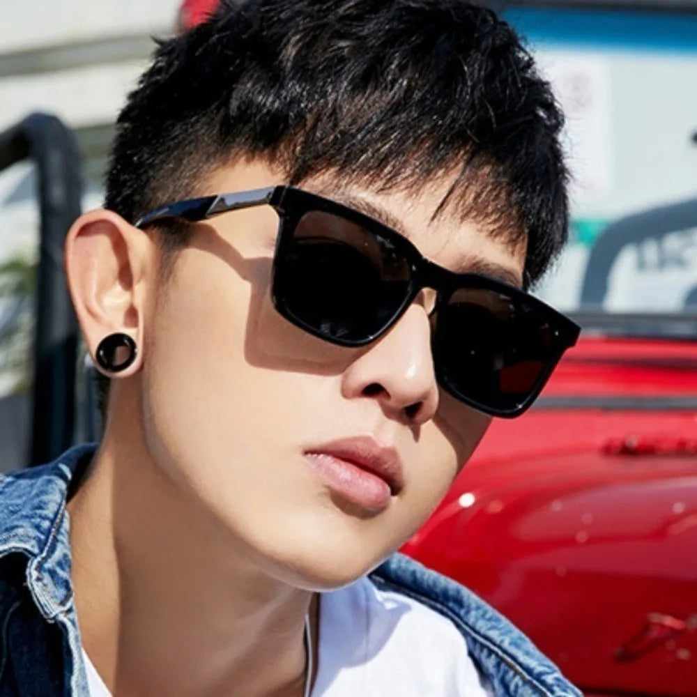 Korean Sunglasses Men/Women Driving Mercury Lens UV400