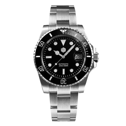 San Martin Upgraded Version 40mm Water Ghost Diver Watch Men's Luxury Automatic Mechanical Watches Sapphire Waterproof 200m SN0017