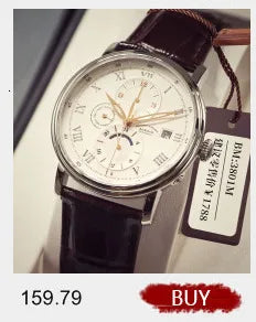 Luxury Brand Switzerland LOBINNI Perpetual Calendar Seagull Automatic Mechanical Men's Watches Sapphire Multi-function L13019-11