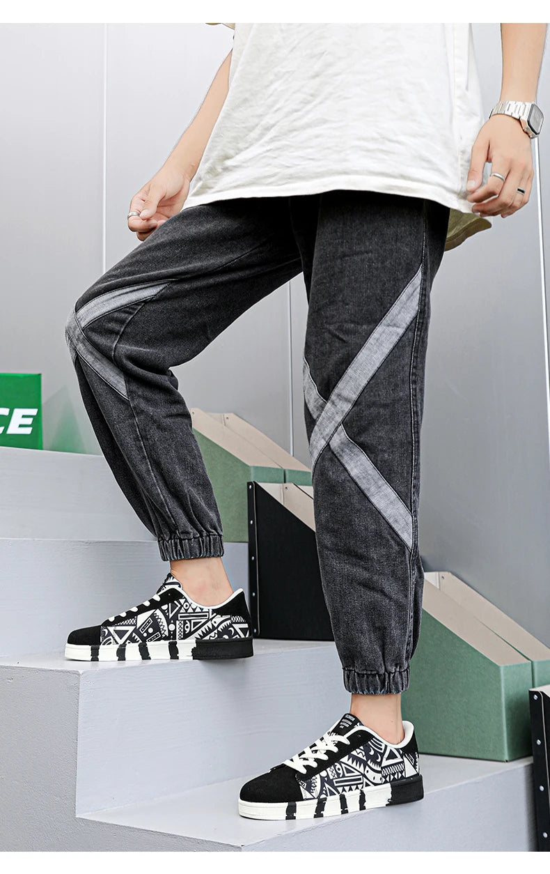 Nouvelles Chaussures de Skateboard Tendance pour Hommes – Baskets Décontractées Antidérapantes en Toile à Motifs pour la Marche en Extérieur – Zapatos Sportifs pour Homme
