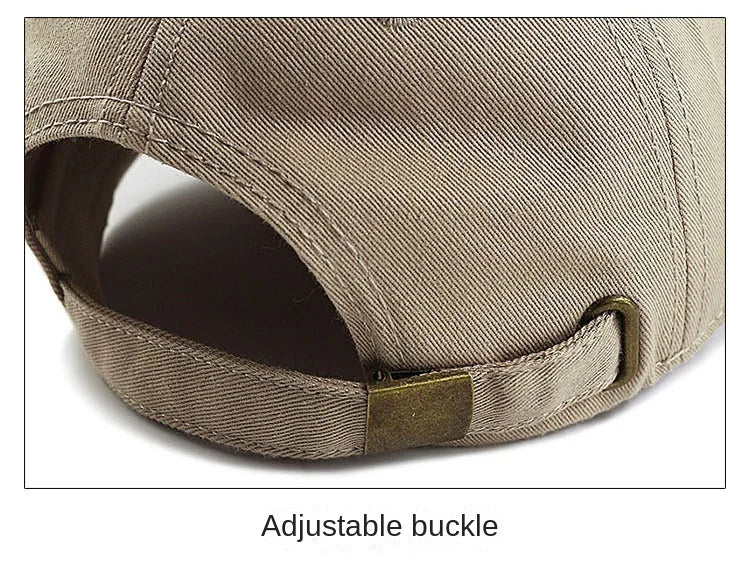 Baseball kapa Big Head Plus Size iz 100 % bombaža, primerna za moške in ženske, nastavljiva kapa »Dad Hat«, velikost 58–60 cm, 61–65 cm