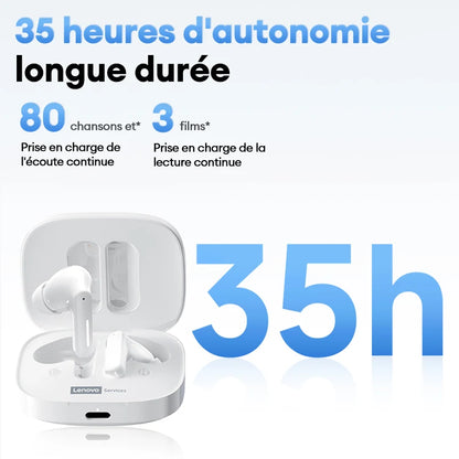 Choice Lenovo LE209 Gaming Headset Wireless Bluetooth 6.0 Sports Headset 35H Battery Life Waterproof ANC Noise Reduction Earbuds