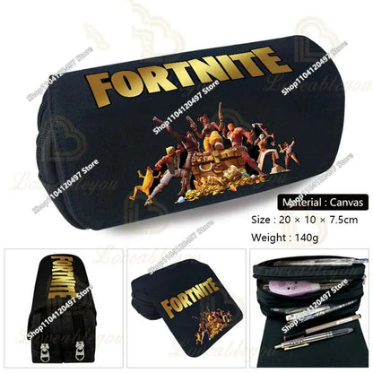 Victory Royale ученически несесер за момчета и момичета, Fortnite, голям капацитет, Peely, Llama Hero, детска кутия за химикалки, чанти за деца и тийнейджъри