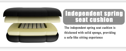 Ergonomic Gaming Chair, Electronic Gaming Chair With Pocket Spring Pad And Footrest, Height Adjustable Computer Chair