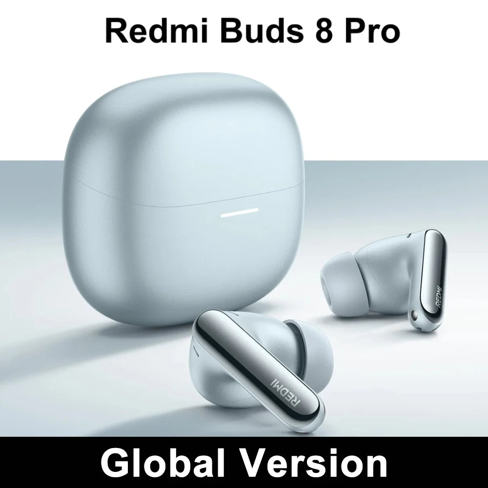 Xiaomi Redmi Buds 8 Pro TWS Earphones 3MIC AI 55dB Active Noise Cancellation Bluetooth 5.4 35 Hours Battery Mi Earbuds Headset