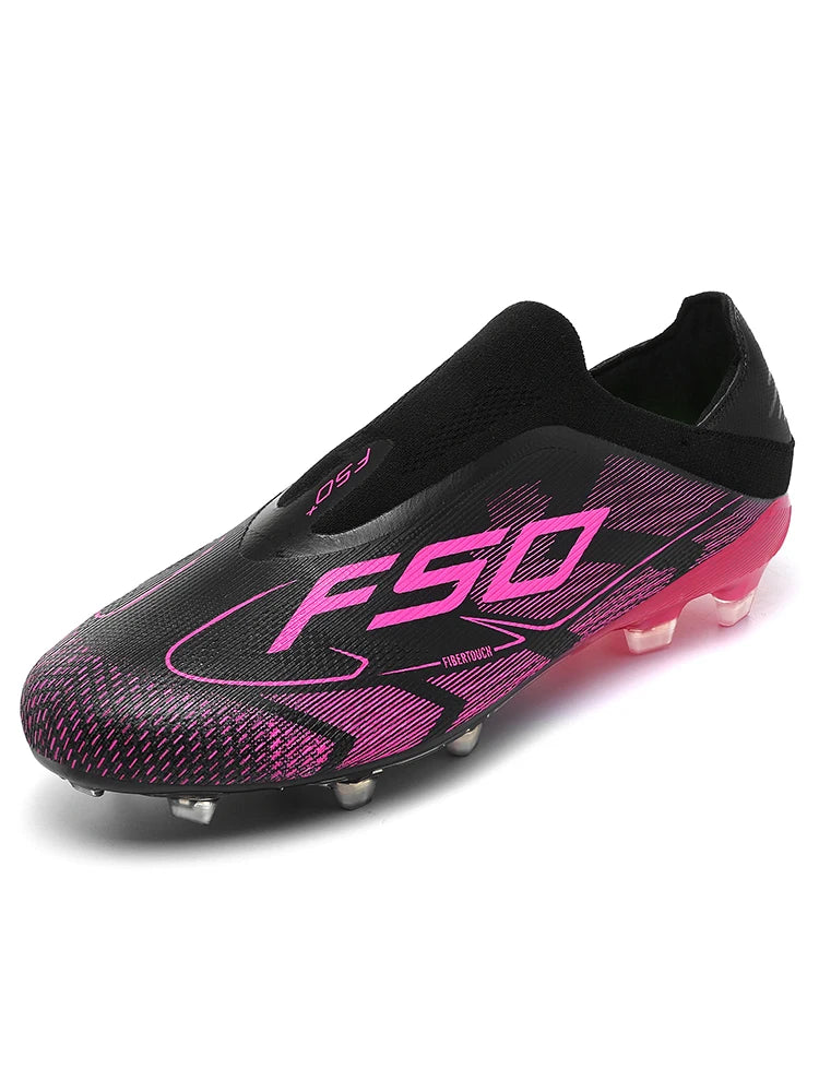 Nouvelles Chaussures de Football pour Hommes Antidérapantes, Crampons de Futsal Intérieur et de Football sur Gazon, Baskets Montantes de Haute Qualité, Meilleures Ventes pour l'Extérieur
