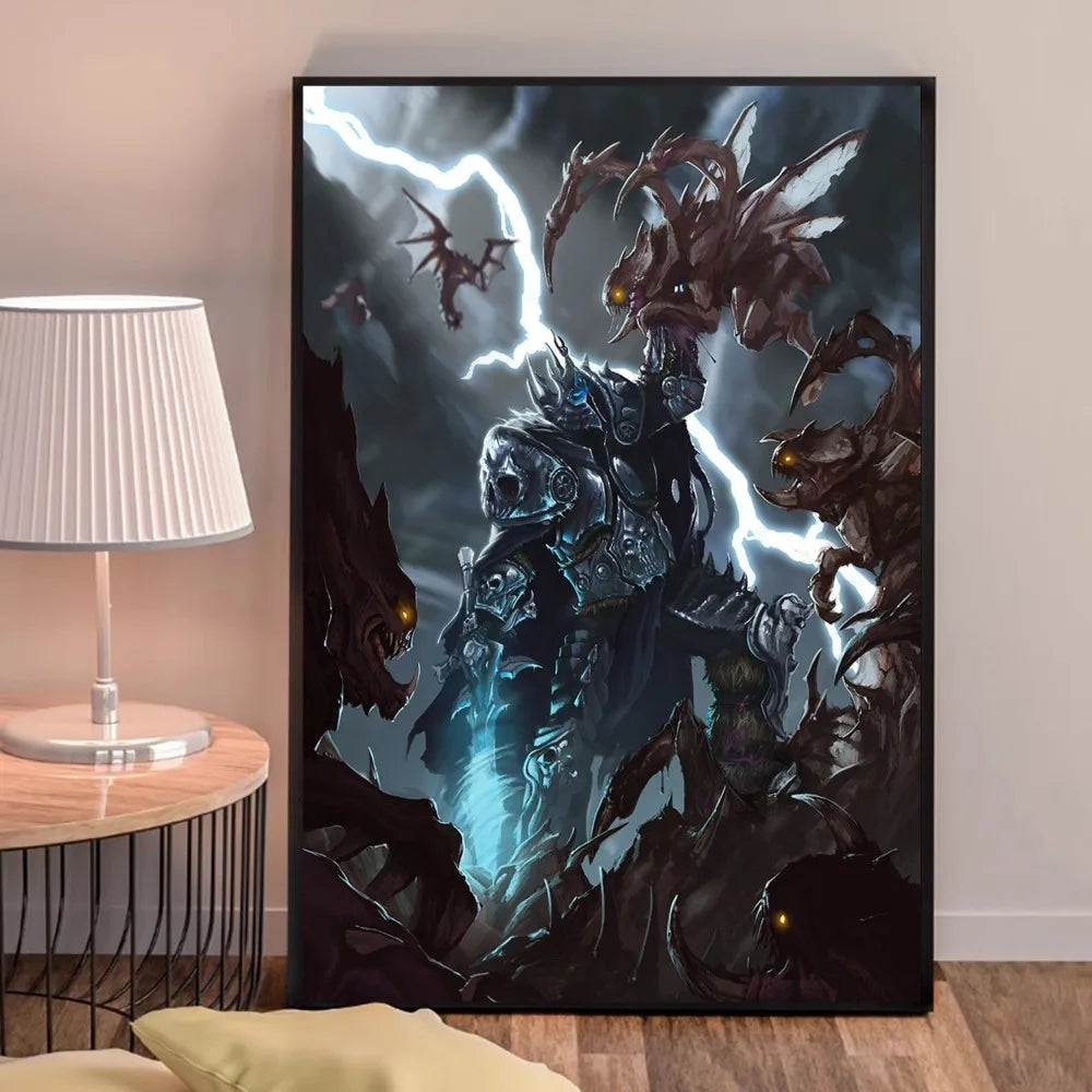 World of Warcraft Game Poster Good Quality Prints and Posters HD Quality Poster Wall Art Painting Study Home Decor
