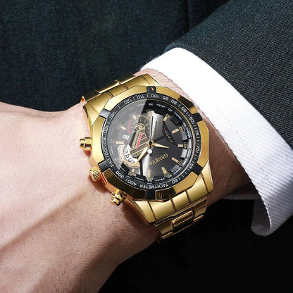 Montres de mode pour homme, montres d'affaires, montres de luxe à grand cadran avec calendrier, montres à quartz pour homme, Reloj Hombre (sans boîte)