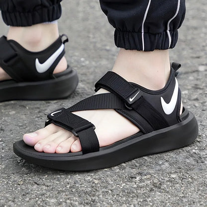 Nike 2026 New Men Sandals Soft Comfort Quick Dry Non-slip Casual Summer Beach Outdoor Sandals DJ6605-001